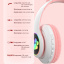 Наушники Кошачьи ушки Cute Headset 280ST Bluetooth MicroSD FM-Радио Розовые+Карта памяти 32Gb Киев