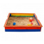 Детская песочница SportBaby цветная с бортиком 145х145х24 (Песочница 25) Дубно