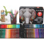 Набор цветных карандашей для рисования KALOUR в металлической коробке 180 цветов Херсон