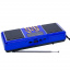 Портативный радиоприёмник аккумуляторный FM радио YUEGAN YG-1881US c SD-карта MP3 плеер солнечная панель синий Михайлівка