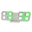 Настольные часы Led электронные светодиодные USB 22,5см Зелёные (ART-6801) Київ