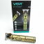 Аккумуляторная машинка для стрижки волос VGR V-085 3 насадки USB кабель для зарядки металлический корпус Gold Чернигов