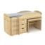 Двухъярусная кровать с выкатным столом Компанит Универсал дуб сонома Херсон