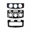 Переходная рамка Lesko Toyota Hilux Fortuner 2011-2015 6363 9" Черный Енергодар
