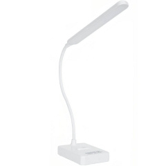 Настольная светодиодная лампа на аккумуляторе Hoz 1901 1500 mAh USB 2,5 Вт Белый (MR66583) Киев