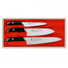 Набор из 3-х кухонных ножей Satake Sakura (HG8081W) Суми