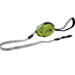 Поводок рулетка для собак Dogx2GO Belt Glassy S зеленая для собак до 12 кг длина 2 м Flamingo (5411290211338) Днепр