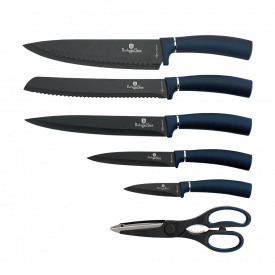 Набор ножей из 7 предметов Berlinger Haus Metallic Line Aquamarine Edition (BH-2581)