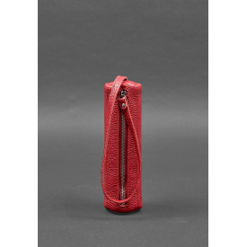 Женская кожаная ключница 3.1 Тубус XL красная BlankNote