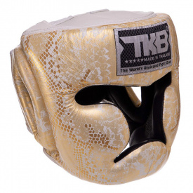 Шлем боксерский с полной защитой Super Snake TKHGSS-02 Top King Boxing XL Бело-золотой (37551051)