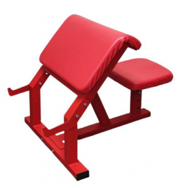 Тренажёр Троян Скамейка Скотта угол 45 градусов СТ15 150 кг Красный