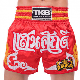 Шорты для тайского бокса и кикбоксинга TKTBS-056 Top King Boxing L Красный (37551094)
