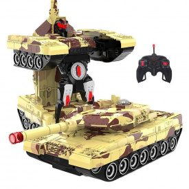 Игрушка робот танк трансформер Combuy на Пульте Радиоуправления со Световыми и Звуковыми Эффектами (598)