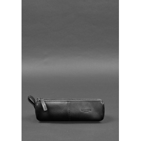 Кожаный пенал-несессер (футляр для очков) 4.0 Черный BlankNote