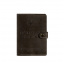 Кожаная обложка-портмоне для военного билета 15.0 темно-коричневый Crazy Horse BlankNote Чернігів