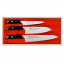 Набор из 3-х кухонных ножей Satake Sakura (HG8081W) Бориспіль