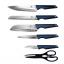 Набор ножей из 7 предметов Berlinger Haus Metallic Line Aquamarine Edition (BH-2791) Киев
