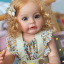 Силиконовая коллекционная кукла Reborn Doll Рокси Виниловая Высота 55 см (622) Киев