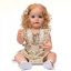Силиконовая коллекционная кукла Reborn Doll Рокси Виниловая Высота 55 см (622) Винница