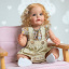 Силиконовая коллекционная кукла Reborn Doll Рокси Виниловая Высота 55 см (622) Вінниця