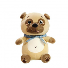 Мягкая игрушка c пледом Bambi Собачка Светло-Коричневый (М13945-LB) Київ