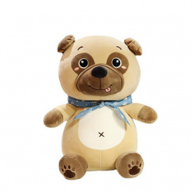 Мягкая игрушка c пледом Bambi Собачка Светло-Коричневый (М13945-LB)