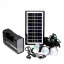 Зарядная станция GDLITE GD-1 + 3 лампы + солнечная панель 8418 Black N Кременец