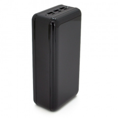 Повербанк Power bank YM-391 50000 mAh, Input:5V/2.1A(micro USB, Type-C, Lighting), Output:5V /2.1A(3хUSB), plastic, Black, BOX Токмак