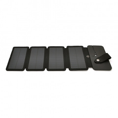 Солнечная панель Solar panel 4 Foldings, built-in microUSB cable, Output: 5 /1 А(USB), plastic, Black, Corton box Житомир