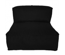 Безкаркасний модульний диван Блек Прямий Tia-Sport (sm-0945-8) чорний
