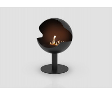 Дизайнерский напольный биокамин Gloss Fire Sfera-m3 Черный