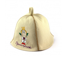 Банная шапка Luxyart Принцесса Белый (LA-393)