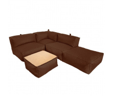 Комплект бескаркасной мебели Блэк Tia-Sport (sm-0692-6) коричневый