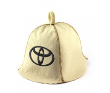 Банная шапка Luxyart Toyota Белый (LA-315)