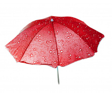 Зонт пляжный MiC Капельки красный (C36390)