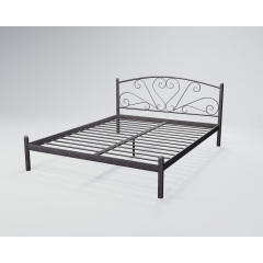 Ліжко двоспальне BNB KarissaDesign 180х200 графіт Гайсин
