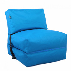 Бескаркасное кресло раскладушка Tia-Sport 210х80 см голубой (sm-0666-21) Киев