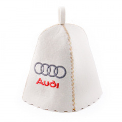 Банная шапка Luxyart Audi Белый (LA-181) Черновцы