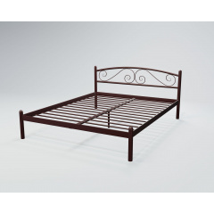 Ліжко двоспальне BNB ViolaDesign 120х200 бордовий Лубни