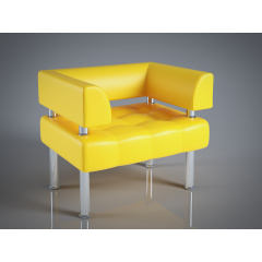Кресло Тонус Sentenzo 800x600x700 желтый Тячів