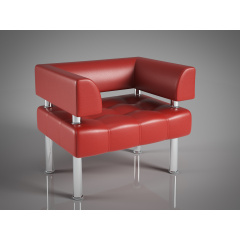 Кресло Тонус Sentenzo 800x600x700 Красный Львов
