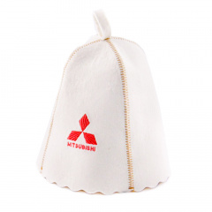Банная шапка Luxyart Mitsubish Белый (LA-189) Хмельницкий