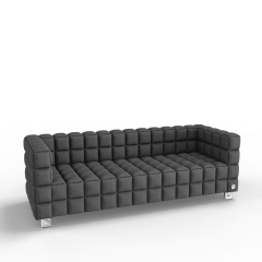 Трехместный диван KULIK SYSTEM NEXUS Ткань 3 Серый (hub_tcvV96610) Лосиновка
