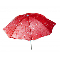 Зонт пляжный MiC Капельки красный (C36390) Ізмаїл