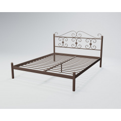Кровать двухспальная BNB BegoniyaDesign 120x200 темно-коричневый Полтава