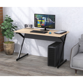 Письменный стол офисный L-7-120 Loft-design 120х60 см дсп дуб-борас