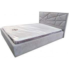 Кровать двуспальная BNB Trinidad Premium 140 х 200 см Allure Серый