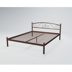 Ліжко двоспальне BNB ViolaDesign 120х200 коричневий