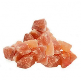 Гималайская розовая соль для бани и сауны PRO Камни 50-80 мм 1 кг