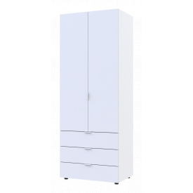 Распашной шкаф для одежды Гелар Doros Белый 2 ДСП 77,5х49,5х203,4 (80737021)